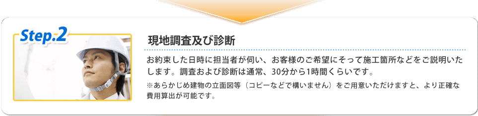 現地調査及び診断