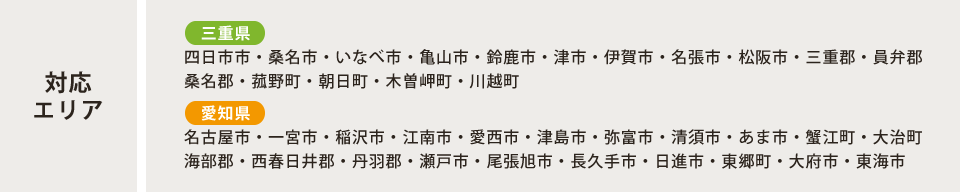 対応エリア
